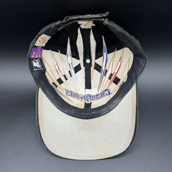 Vintage NBA Starter 98 Champions Locker Room Hat Chicago Bulls 1998 Crazy Faded - Picture 7 of 8